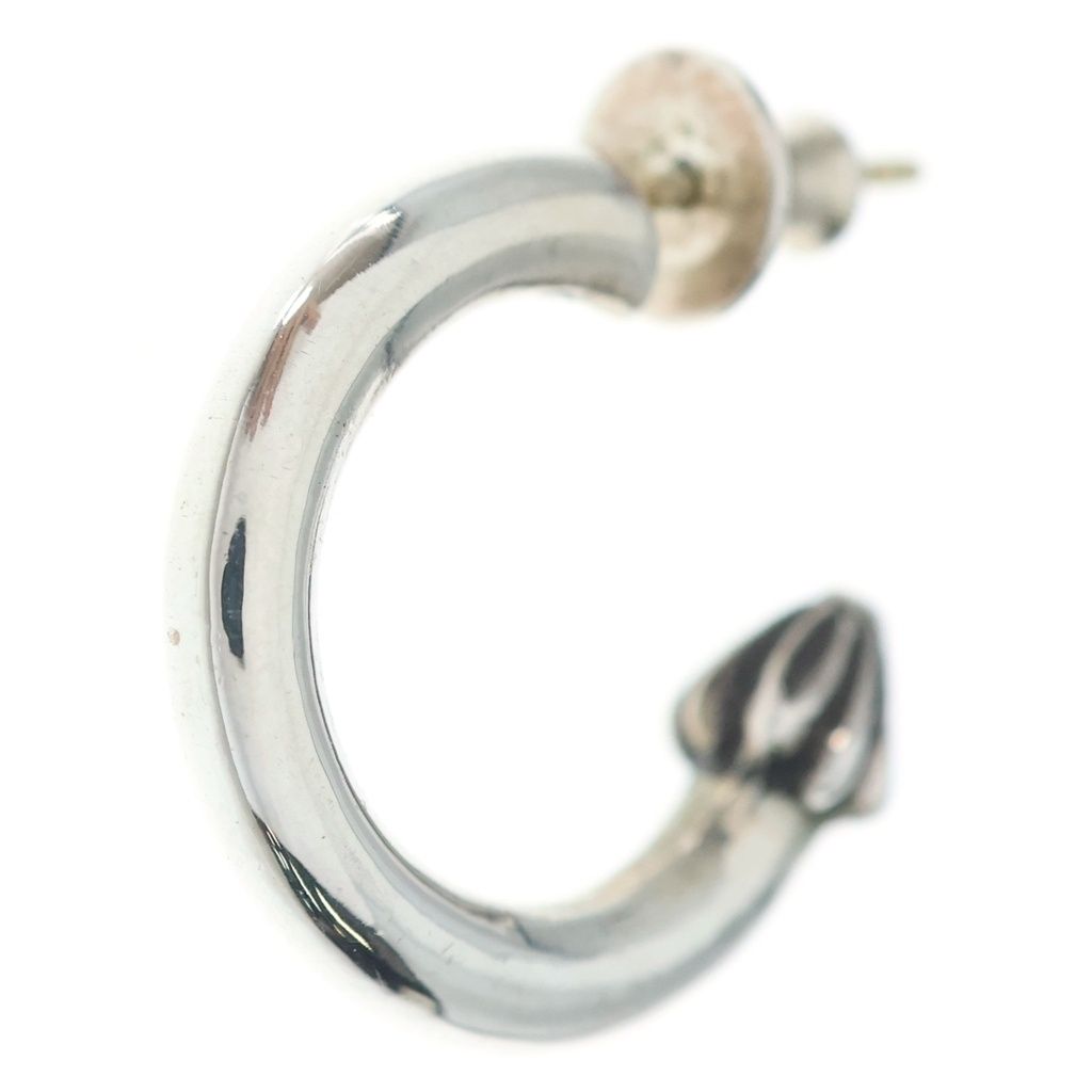 Chrome Hearts Hoop Plain Earrings Silver