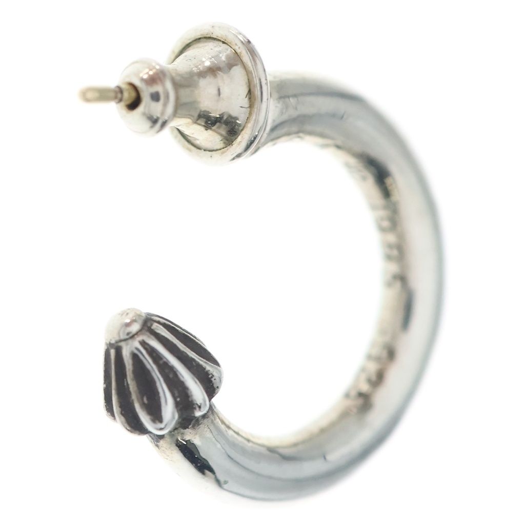Chrome Hearts Hoop Plain Earrings Silver — view 2