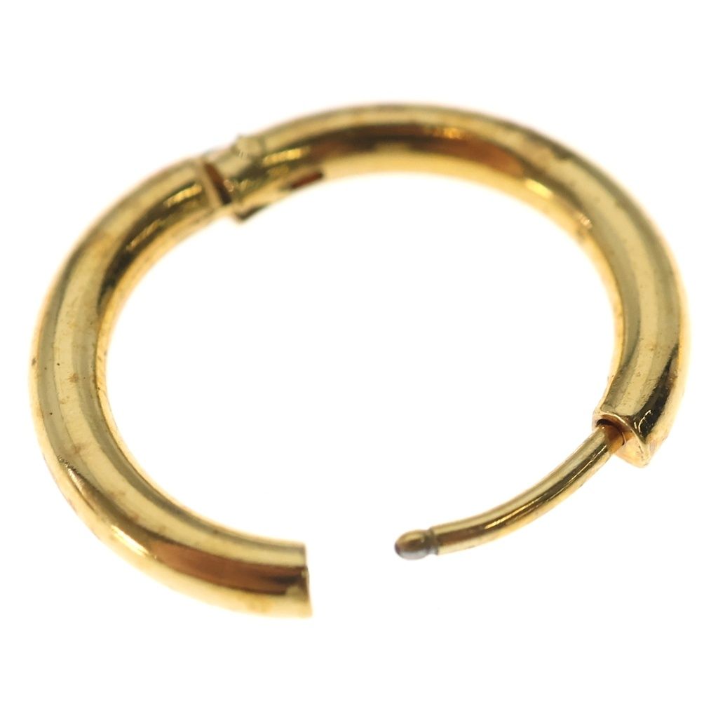 Dolce & Gabbana DC Logo Hoop Earrings Gold Plated — view 5