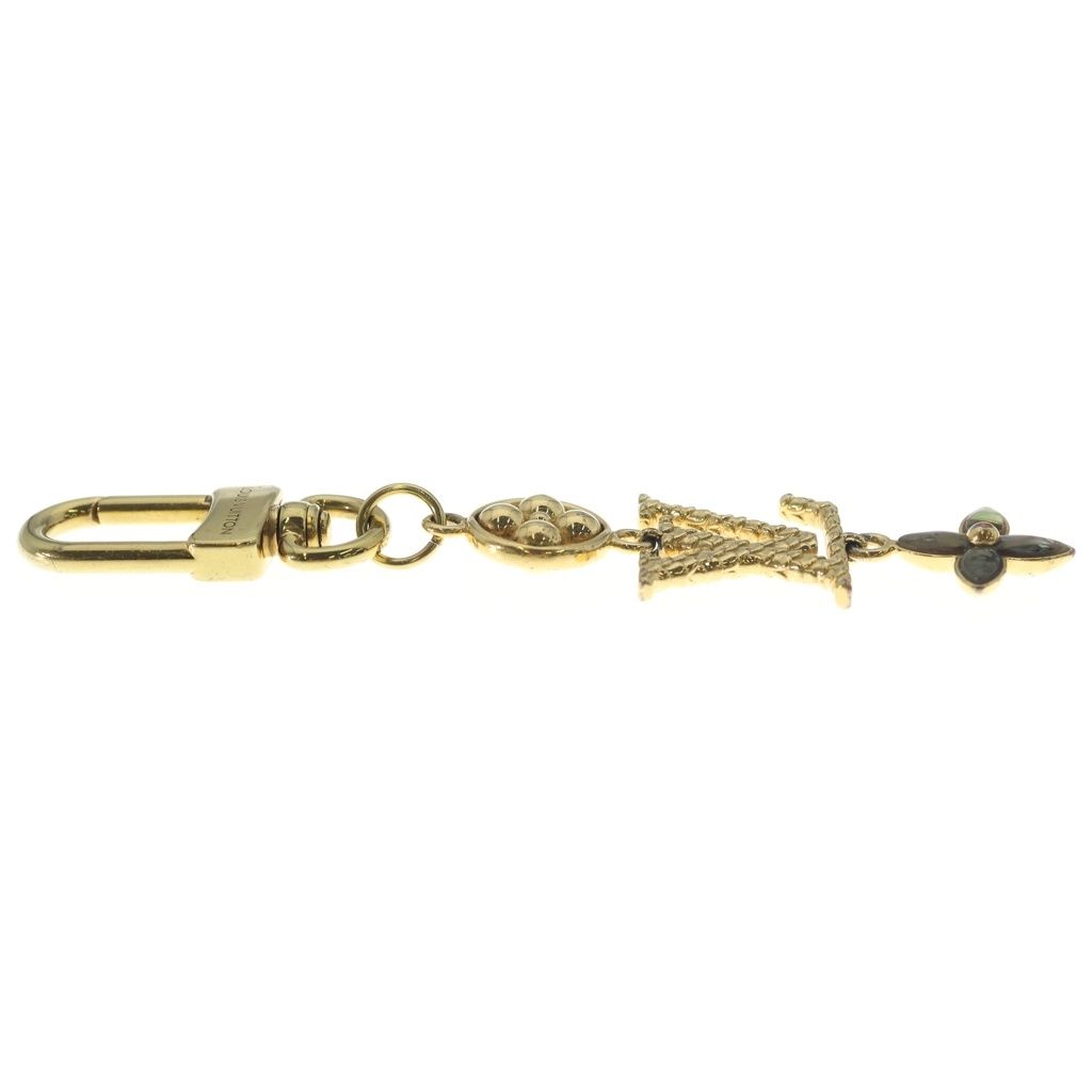Louis Vuitton LV Wonder of Sea Gold Bag Charm Key Ring Key Holder — view 4