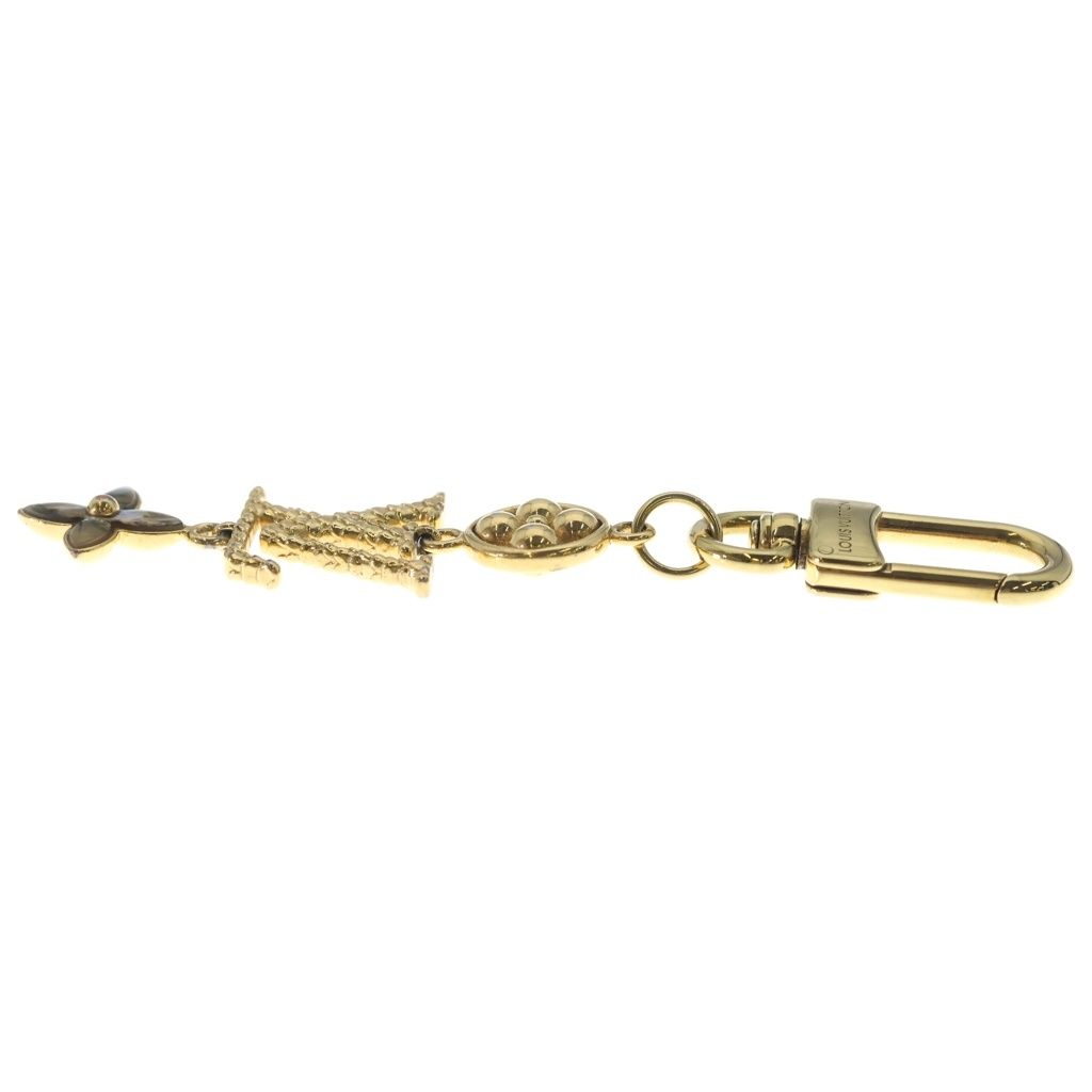 Louis Vuitton LV Wonder of Sea Gold Bag Charm Key Ring Key Holder — view 3