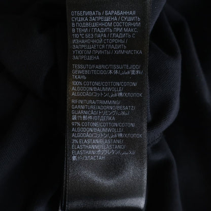 Balenciaga Logo Print Short Sleeve T-Shirt Black — view 7