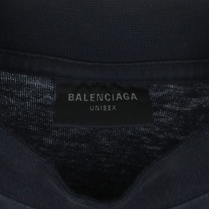 Balenciaga Logo Print Short Sleeve T-Shirt Black — view 6
