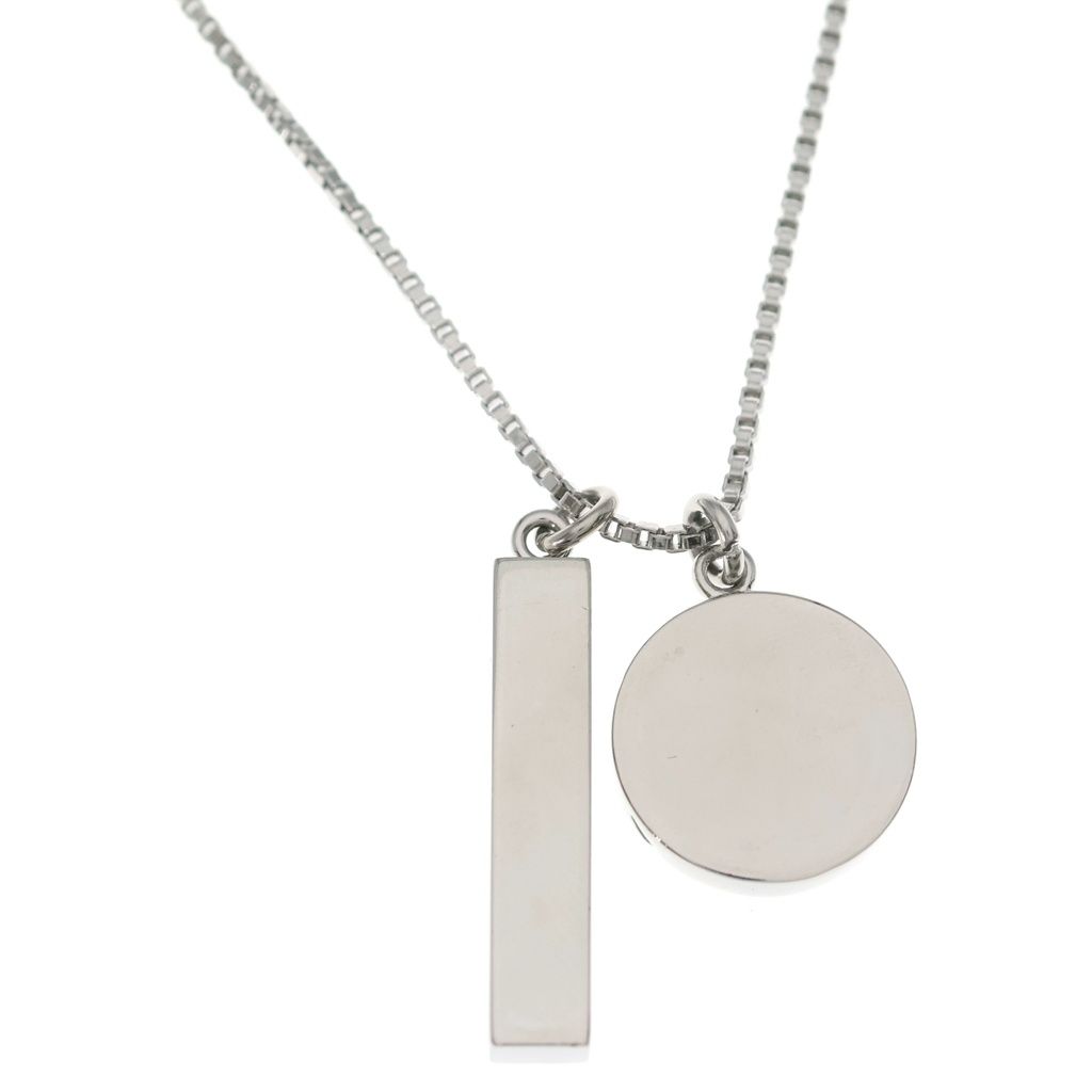 Louis Vuitton Monogram Play Necklace Silver Pendant Chain — view 5