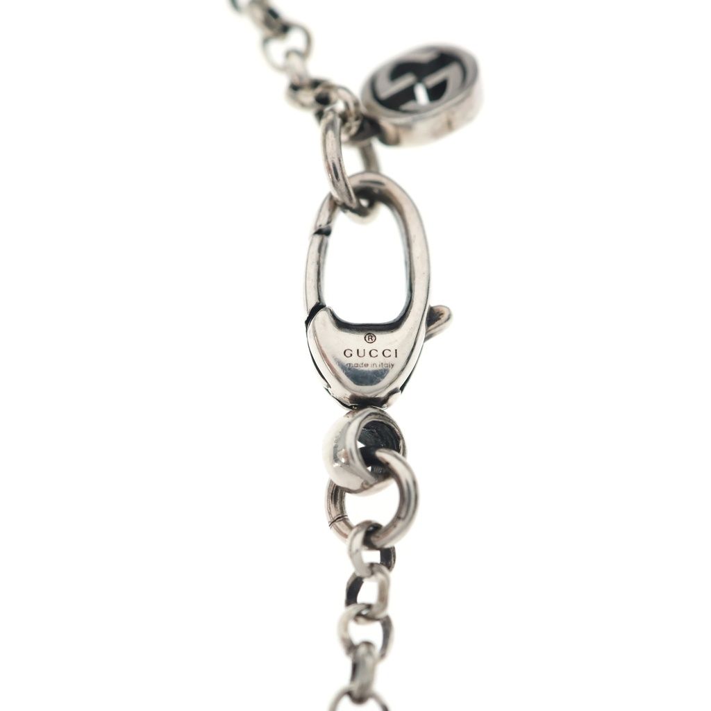 Gucci Double Key Charm Bracelet Silver Chain — view 5