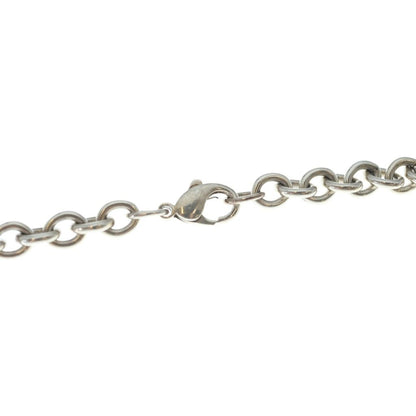 Tiffany & Co Heart Locky Choker Pendant Necklace Chain Silver Gold — view 4