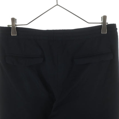 Dior Homme Drawstring Center Slit Hem Zip Easy Trousers Jogger Pants Black — view 4