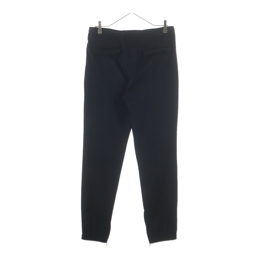 Dior Homme Drawstring Center Slit Hem Zip Easy Trousers Jogger Pants Black — view 2