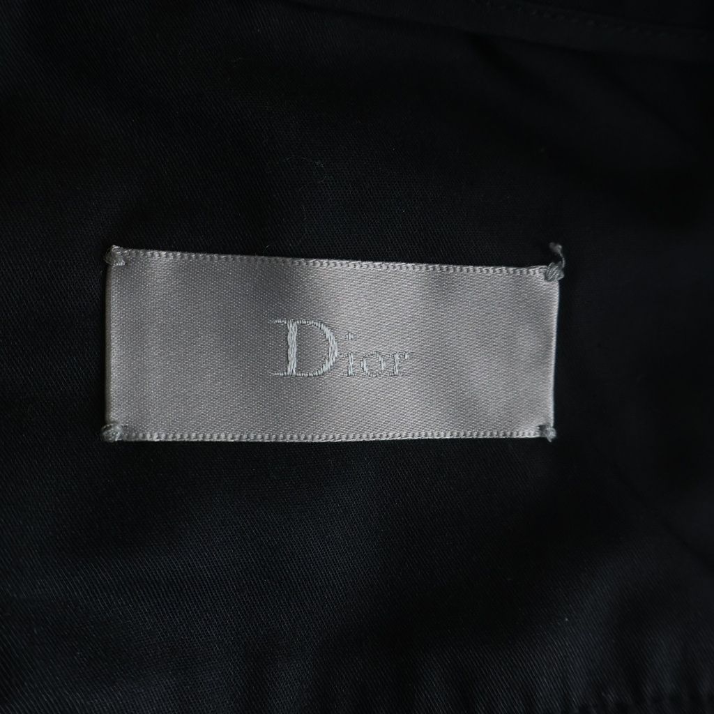 Dior Homme Drawstring Center Slit Hem Zip Easy Trousers Jogger Pants Black — view 7