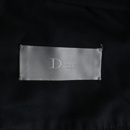 Dior Homme Drawstring Center Slit Hem Zip Easy Trousers Jogger Pants Black — view 7