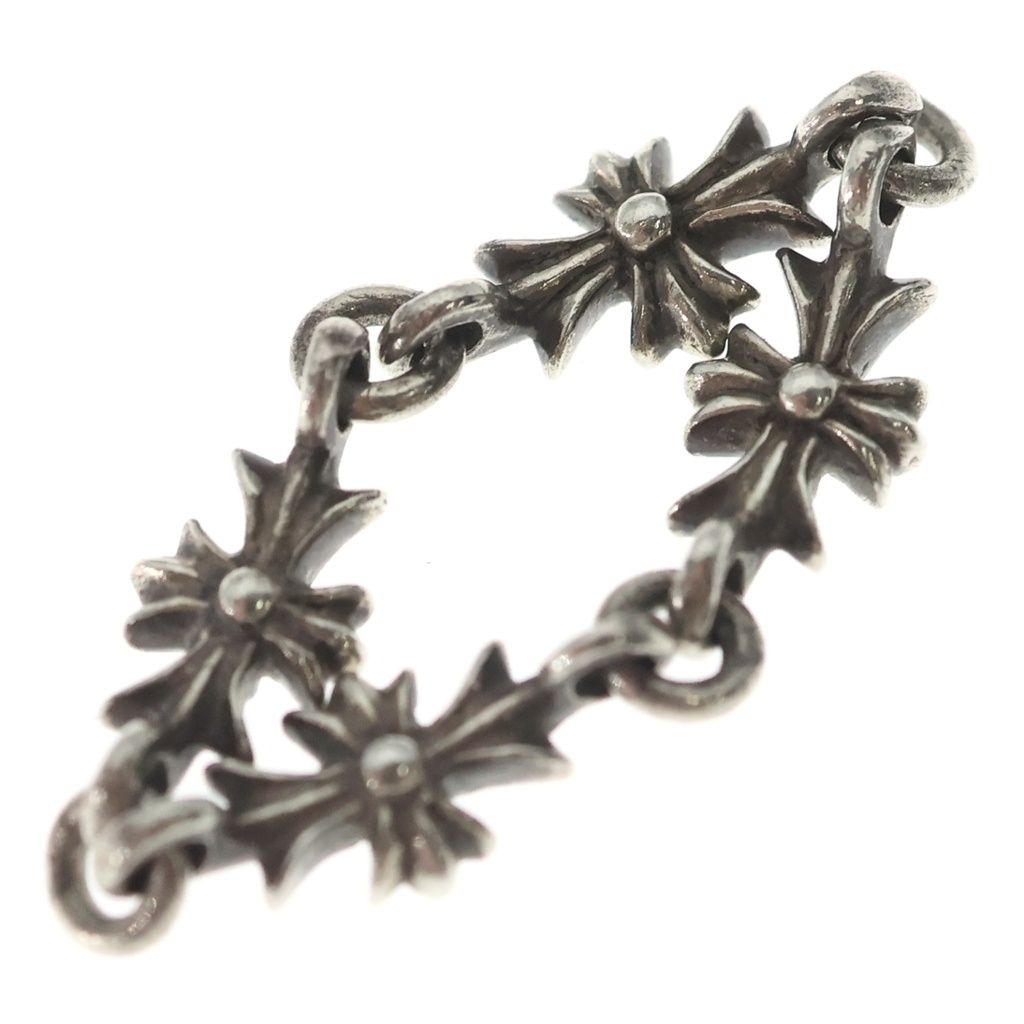 Chrome Hearts Tny CH Pls Dia Tiny CH Plus Diamond Ring Silver — view 6