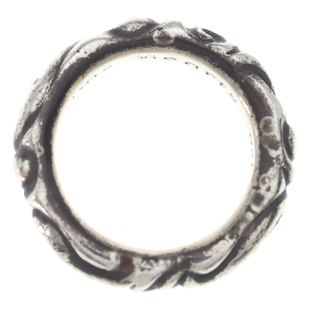 Chrome Hearts Scrl Band Scroll Ring Silver — view 6