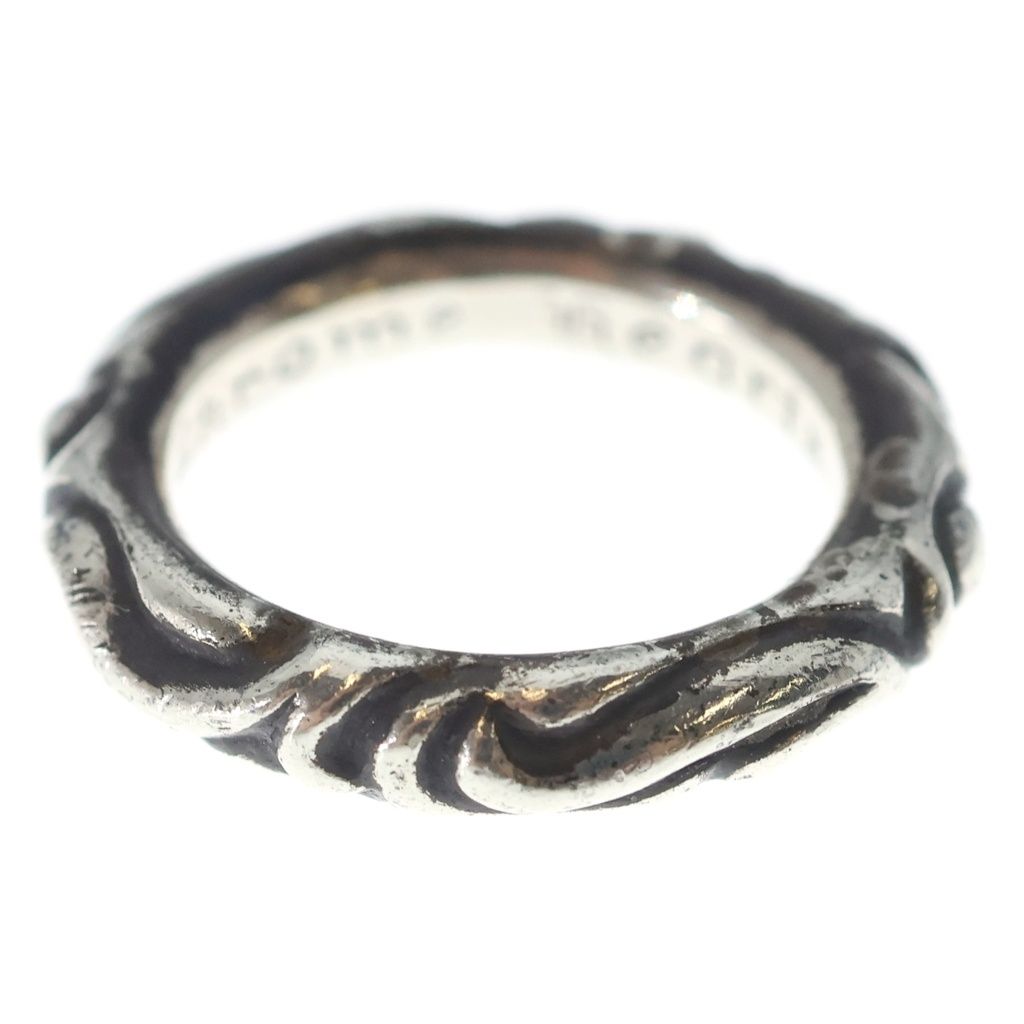 Chrome Hearts Scrl Band Scroll Ring Silver