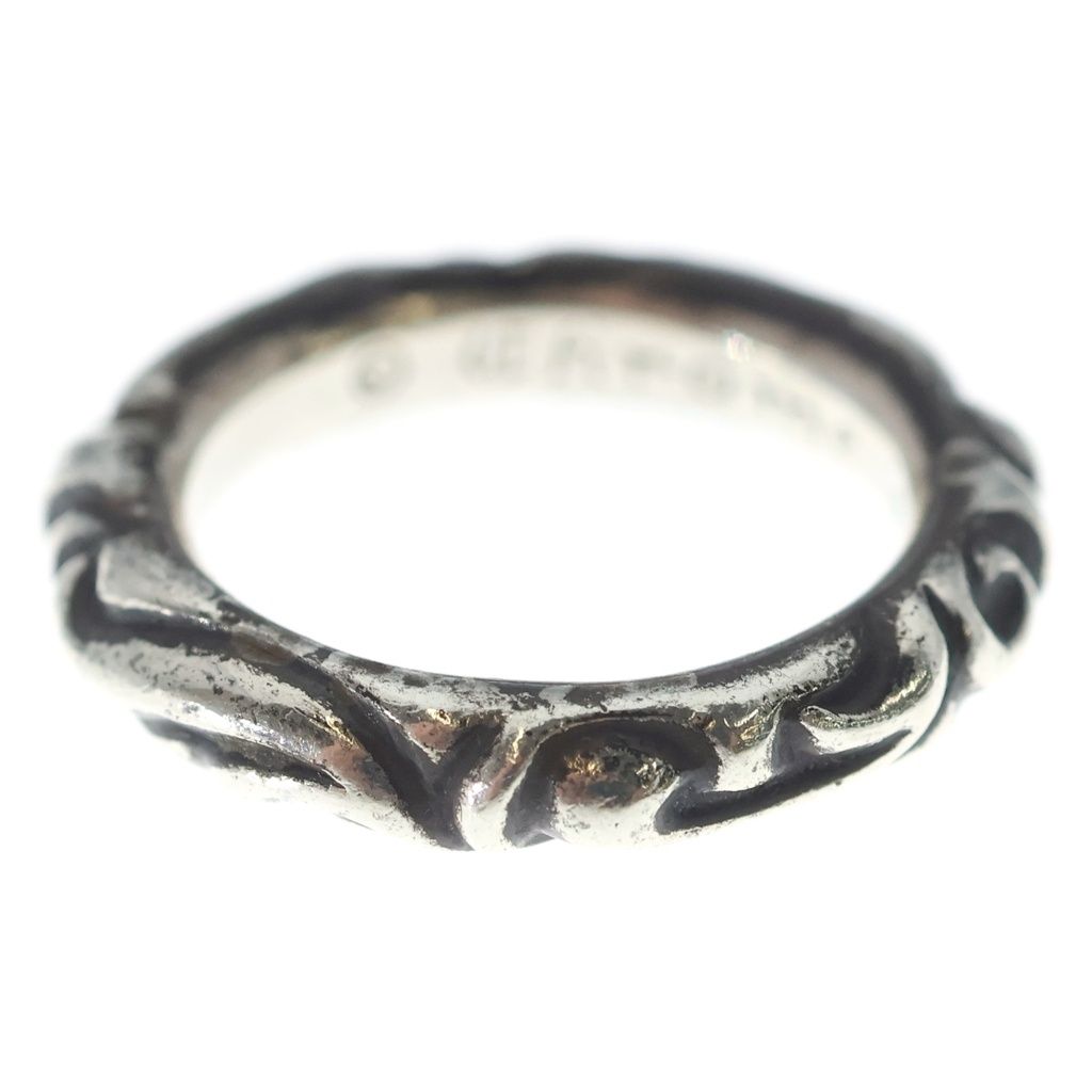 Chrome Hearts Scrl Band Scroll Ring Silver — view 4