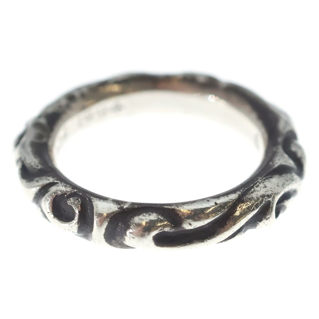 Chrome Hearts Scrl Band Scroll Ring Silver — view 2