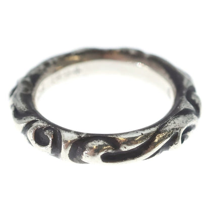 Chrome Hearts Scrl Band Scroll Ring Silver — view 2