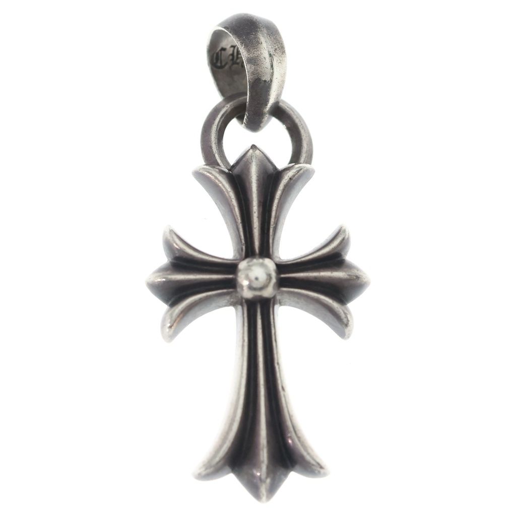 Chrome Hearts CH Crs Sml Bale Small CH Cross Pendant Top Silver