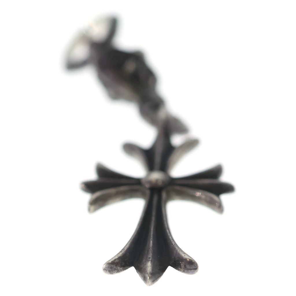 Chrome Hearts Tny CH Crs 1 Ball Tiny CH Cross Charm Pendant Top Silver — view 5