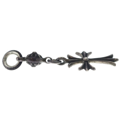 Chrome Hearts Tny CH Crs 1 Ball Tiny CH Cross Charm Pendant Top Silver — view 4