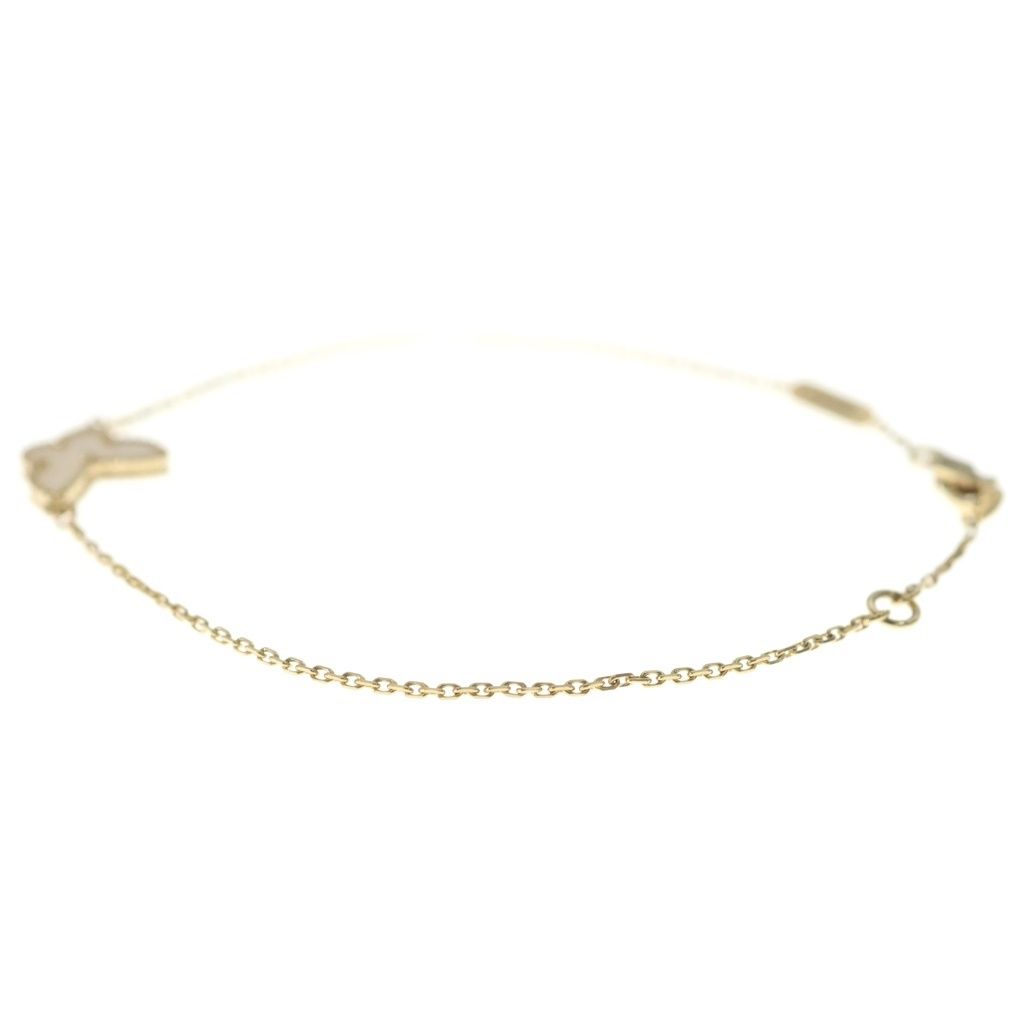 Van Cleef & Arpels Sweet Alhambra Papillon Mother of Pearl Bracelet 18k Yellow — view 4