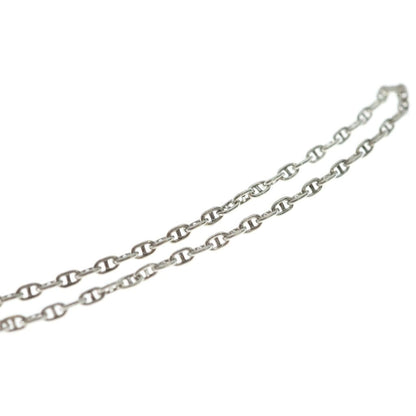 Hermes Kelly Charm Chaine D'ancre Bracelet Silver Pink Gold 750 — view 6
