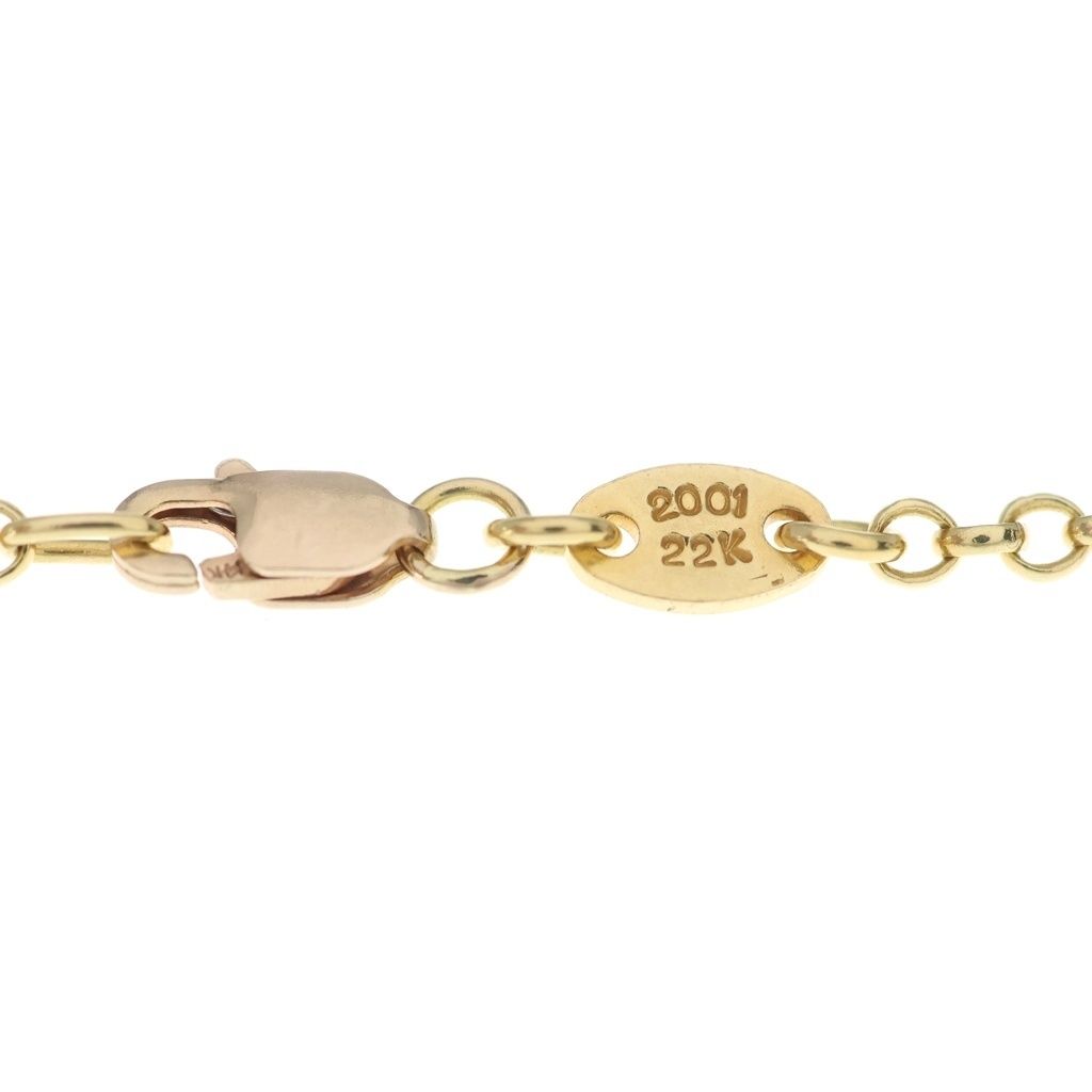 Chrome Hearts 22k Neckchain Roll Chain Necklace Gold — view 6