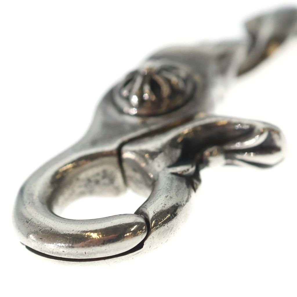 Chrome Hearts Clp Chn Classic-s Short Classic Link Key Chain Silver Key Holder — view 6