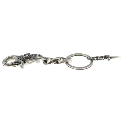 Chrome Hearts Clp Chn Classic-s Short Classic Link Key Chain Silver Key Holder — view 4