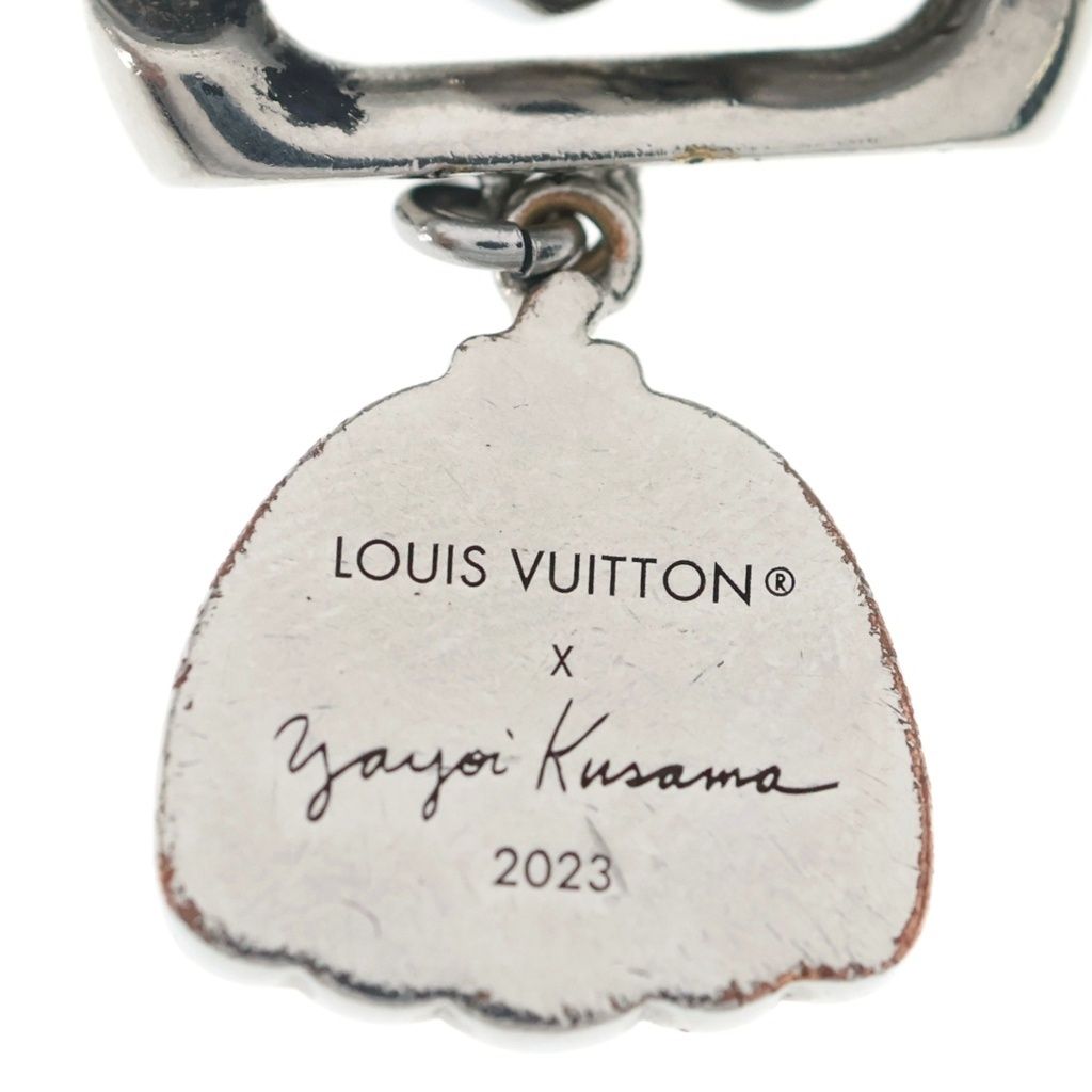 Louis Vuitton LV Yk Collier LV Monogram Chain Infinity Dot Pumpkin Yayoi Kusama — view 6