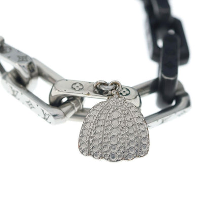 Louis Vuitton LV Yk Collier LV Monogram Chain Infinity Dot Pumpkin Yayoi Kusama — view 5