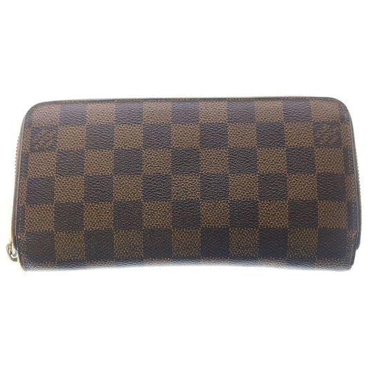 Louis Vuitton Damier Zippy Wallet Zip Around Brown