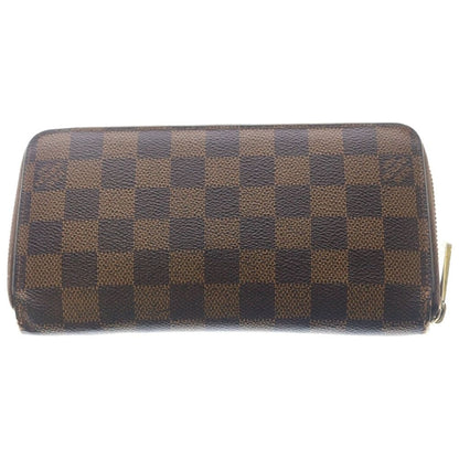 Louis Vuitton Damier Zippy Wallet Zip Around Brown — view 2