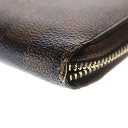 Louis Vuitton Damier Zippy Wallet Zip Around Brown — view 6