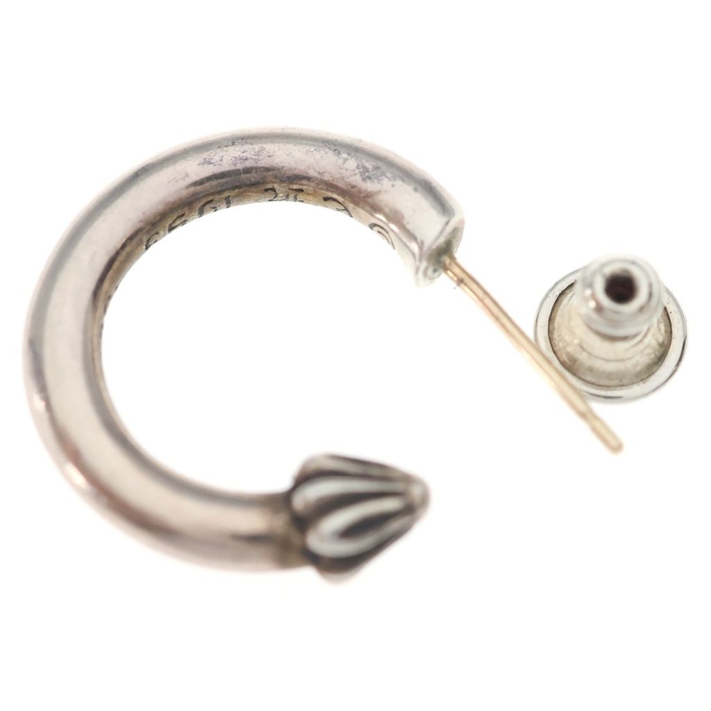 Chrome Hearts Hoop Plain Earrings Silver — view 6