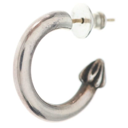 Chrome Hearts Hoop Plain Earrings Silver