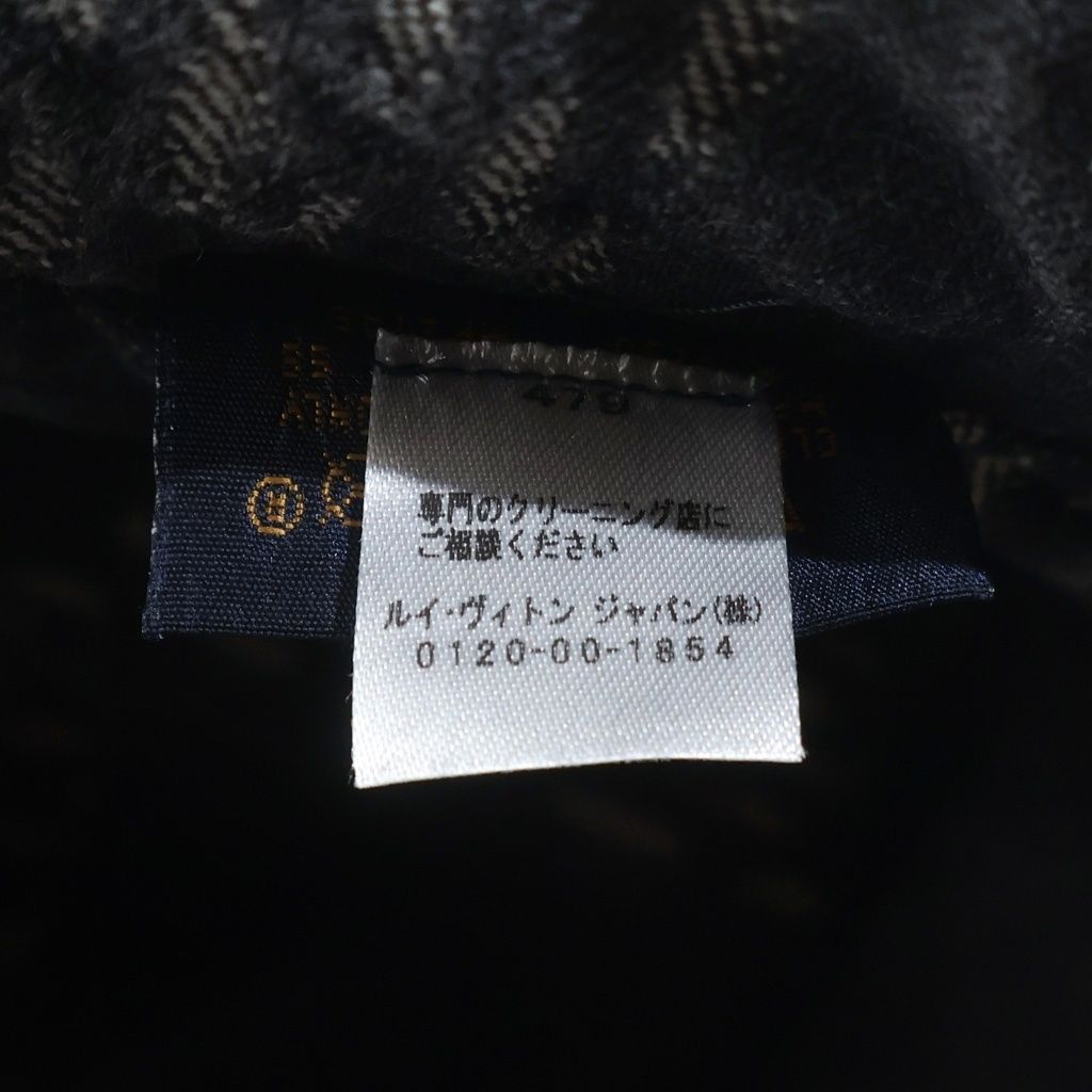 Louis Vuitton Bonnet Damier Giant Wave Monogram Reversible Denim Bucket Hat — view 8