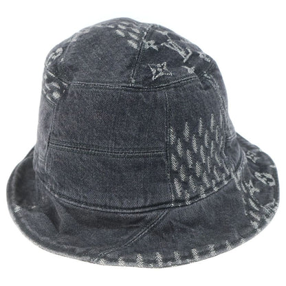 Louis Vuitton Bonnet Damier Giant Wave Monogram Reversible Denim Bucket Hat — view 2