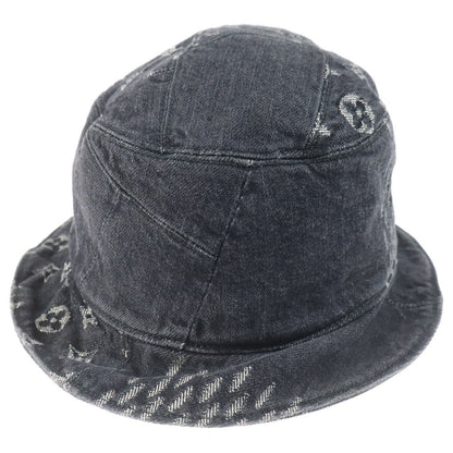 Louis Vuitton Bonnet Damier Giant Wave Monogram Reversible Denim Bucket Hat — view 4