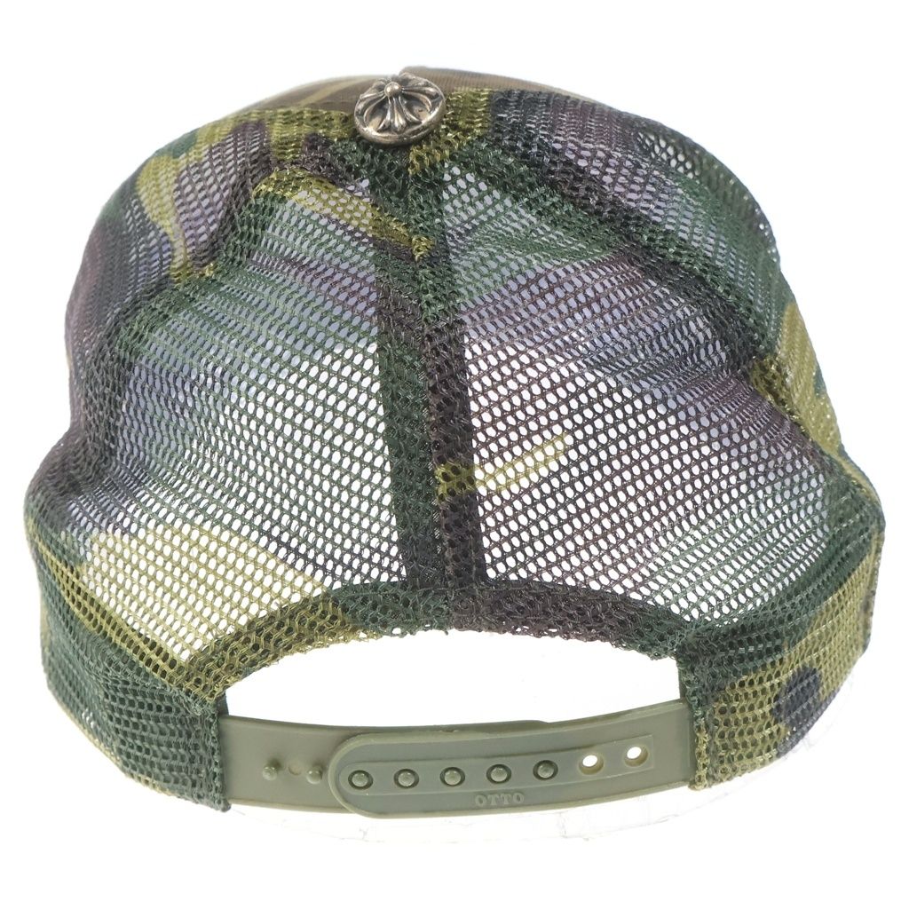 Chrome Hearts Vintage Trucker Cap Cross Ball Mesh Cap Camouflage Hat — view 2