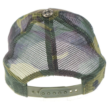 Chrome Hearts Vintage Trucker Cap Cross Ball Mesh Cap Camouflage Hat — view 2