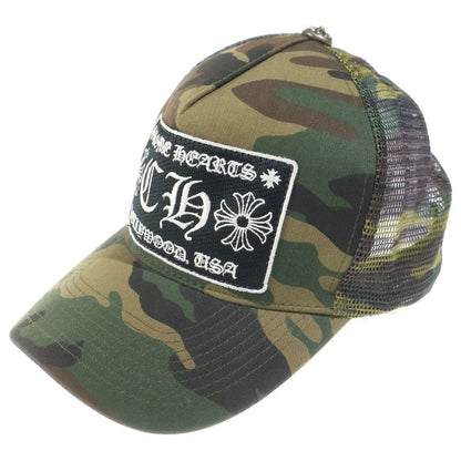 Chrome Hearts Vintage Trucker Cap Cross Ball Mesh Cap Camouflage Hat