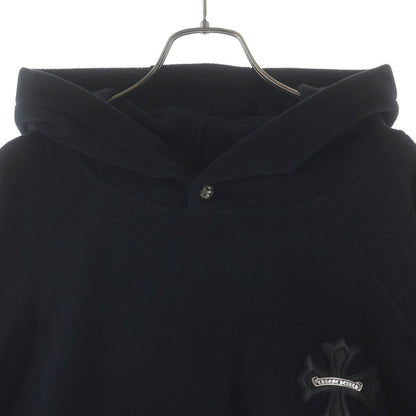 Chrome Hearts Not Detention Not CH Plus Patch Fleece Hoodie Black — view 3