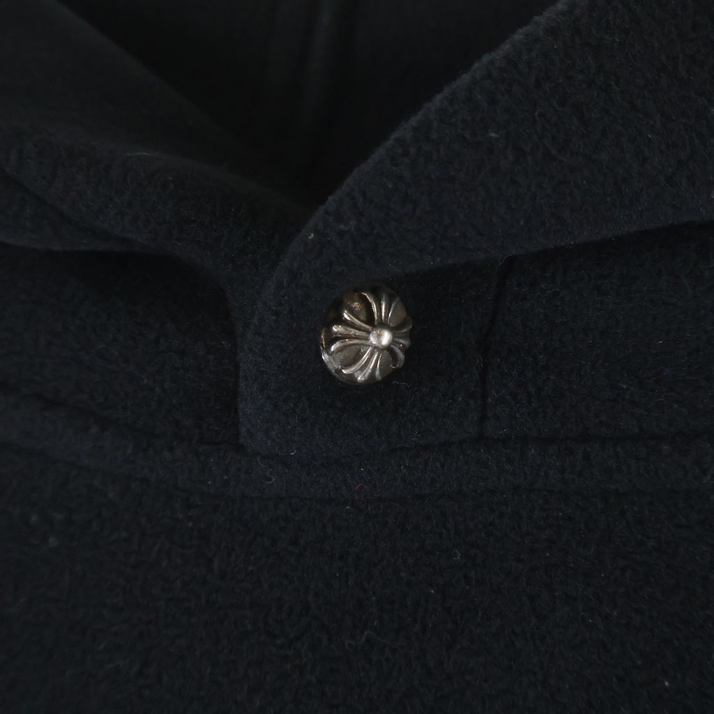 Chrome Hearts Not Detention Not CH Plus Patch Fleece Hoodie Black — view 5