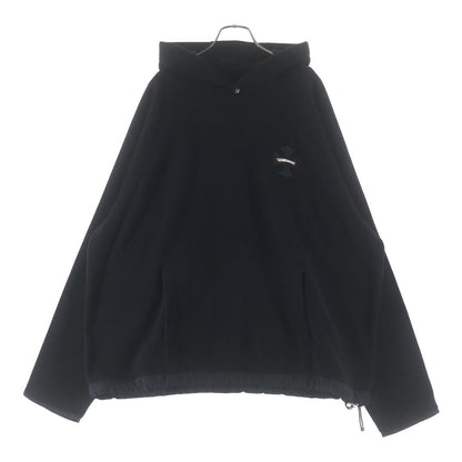 Chrome Hearts Not Detention Not CH Plus Patch Fleece Hoodie Black