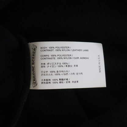 Chrome Hearts Not Detention Not CH Plus Patch Fleece Hoodie Black — view 8