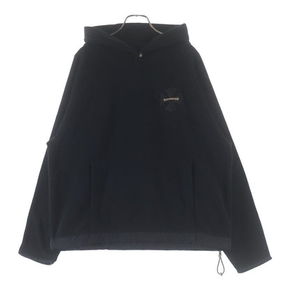 Chrome Hearts Not Detention Not CH Plus Patch Fleece Hoodie Black