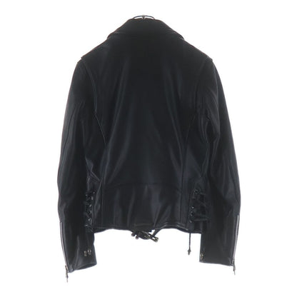Chrome Hearts JJ Dean Daga Zip Rider's Jacket Leather Black — view 2