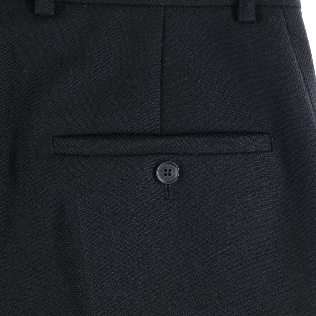 Balenciaga Garde Robe Straight Trousers Long Pants Black — view 6