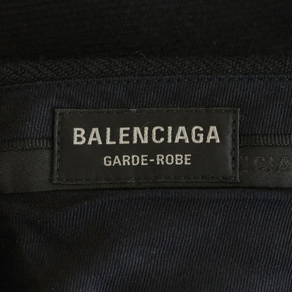 Balenciaga Garde Robe Straight Trousers Long Pants Black — view 7