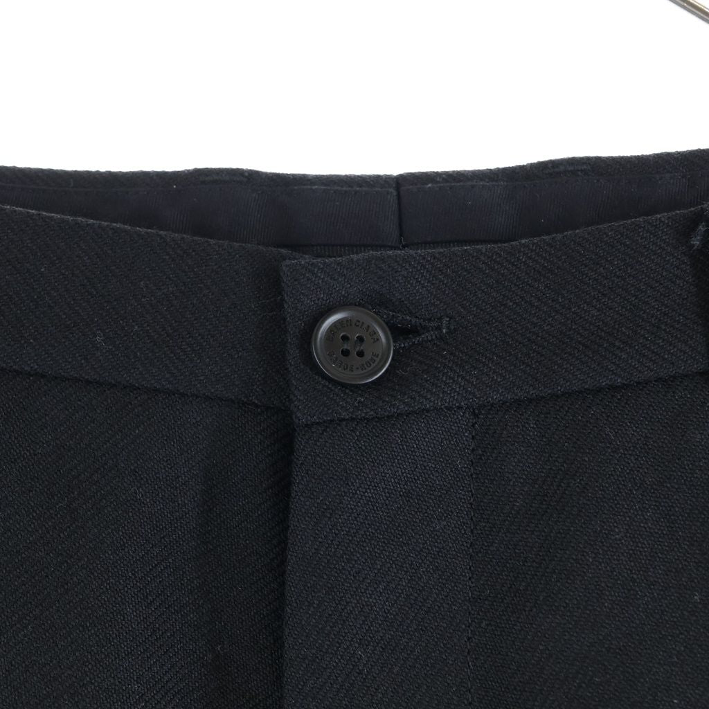 Balenciaga Garde Robe Straight Trousers Long Pants Black — view 4